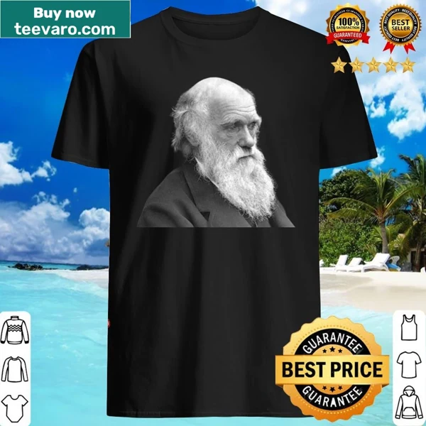 Shirt featuring a design inspired by Charles Darwin's contributions to science.