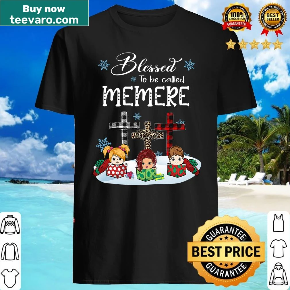 Inspirational Christmas shirt with a Christian cross and heartfelt message.