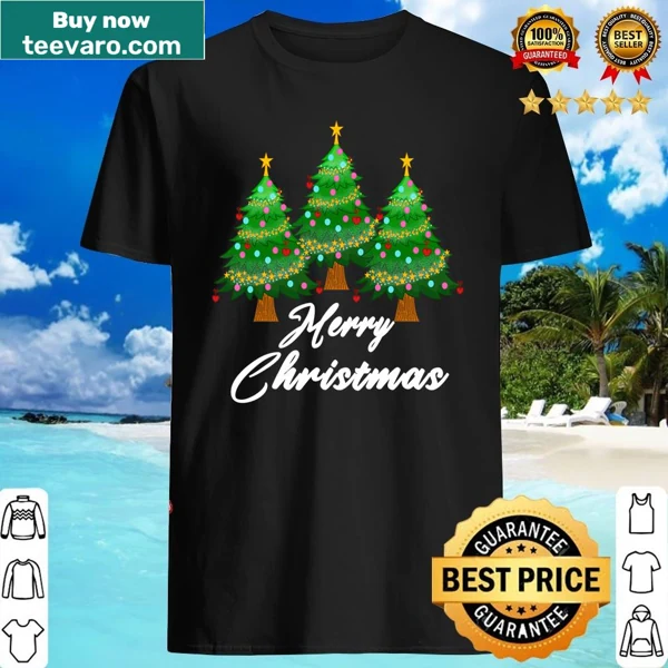 Festive shirt featuring St. Nicholas and holiday gift messages