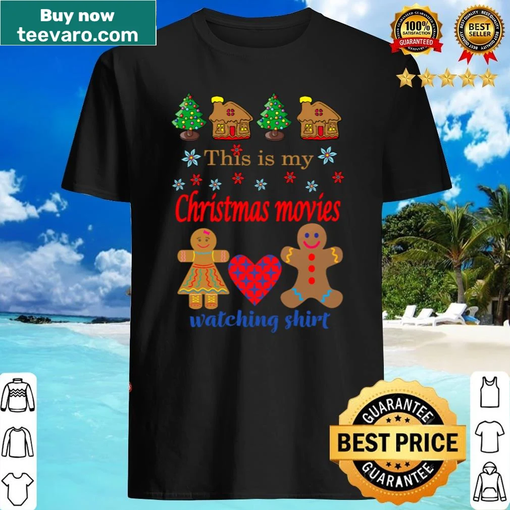 Graphic shirt celebrating the love of Christmas movies