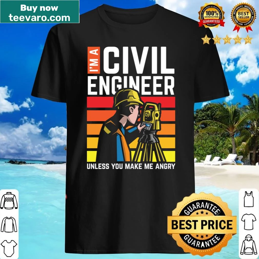 Civil engineer graphic on professional t-shirt