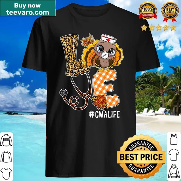 Thanksgiving shirt with CMA pride and leopard pattern illustration