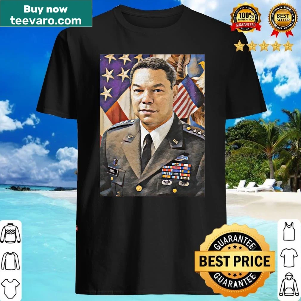 Tribute shirt featuring Colin Powell 1937-2021