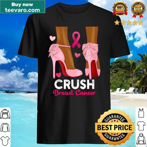 Empowering breast cancer awareness shirt with We Wear Pink text