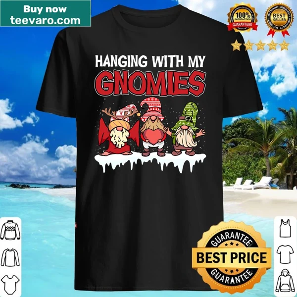 Cute gnome graphic with text on a shirt