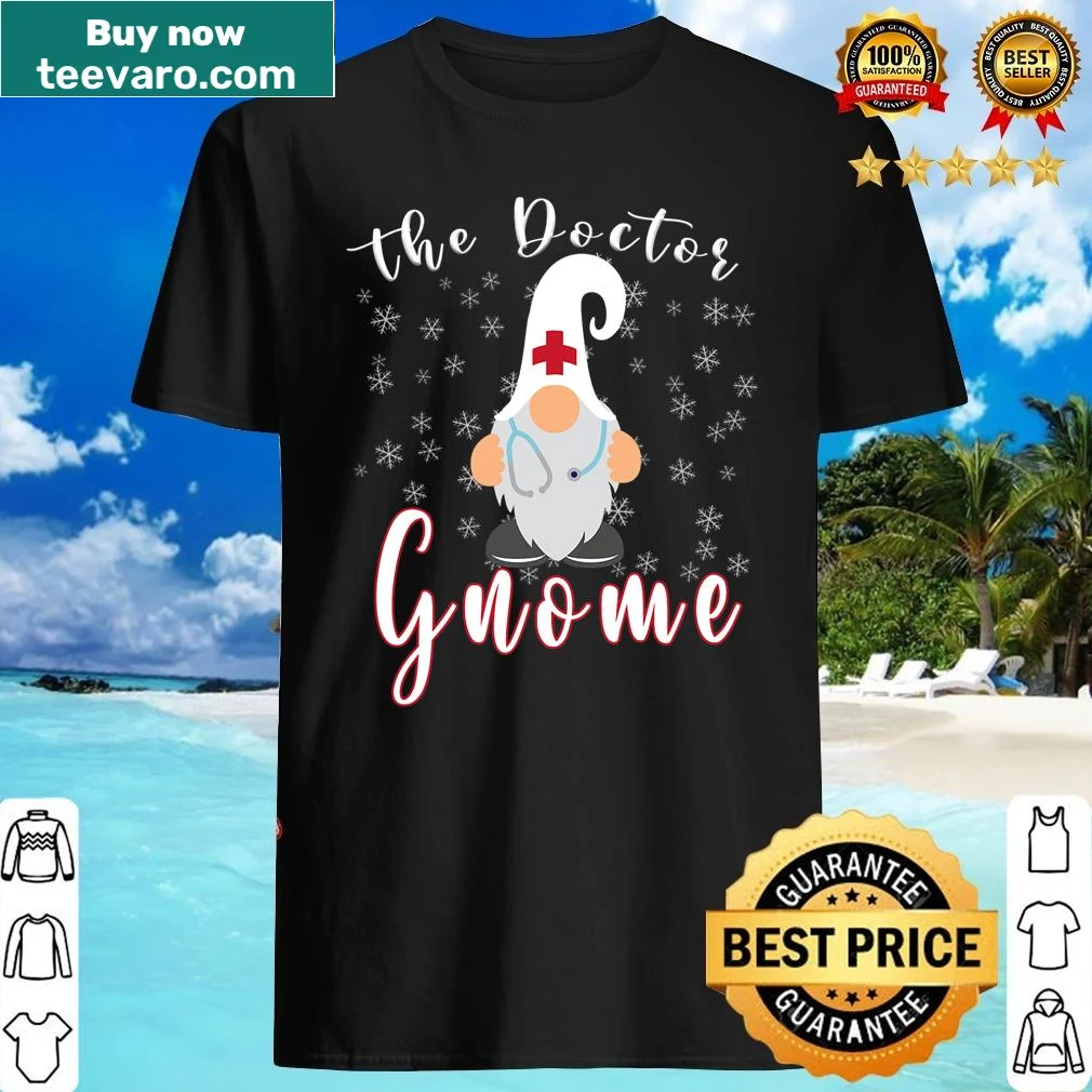 Cute Doctor Gnome design for Christmas family matching pajamas