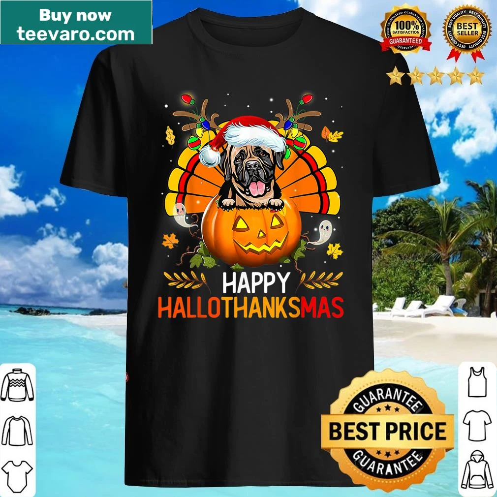 English Mastiff themed shirt for Halloween and Thanksgiving