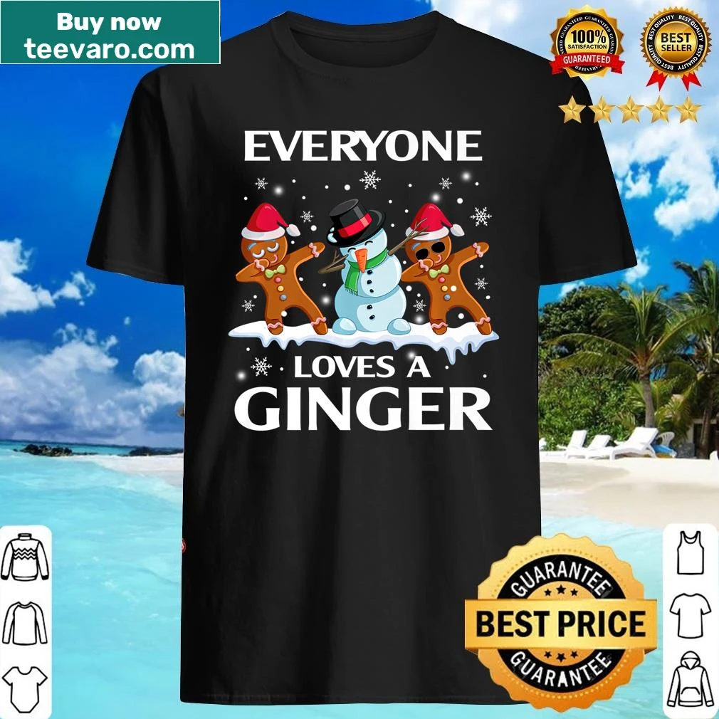 Funny text graphic celebrating gingers on a bakers Christmas shirt