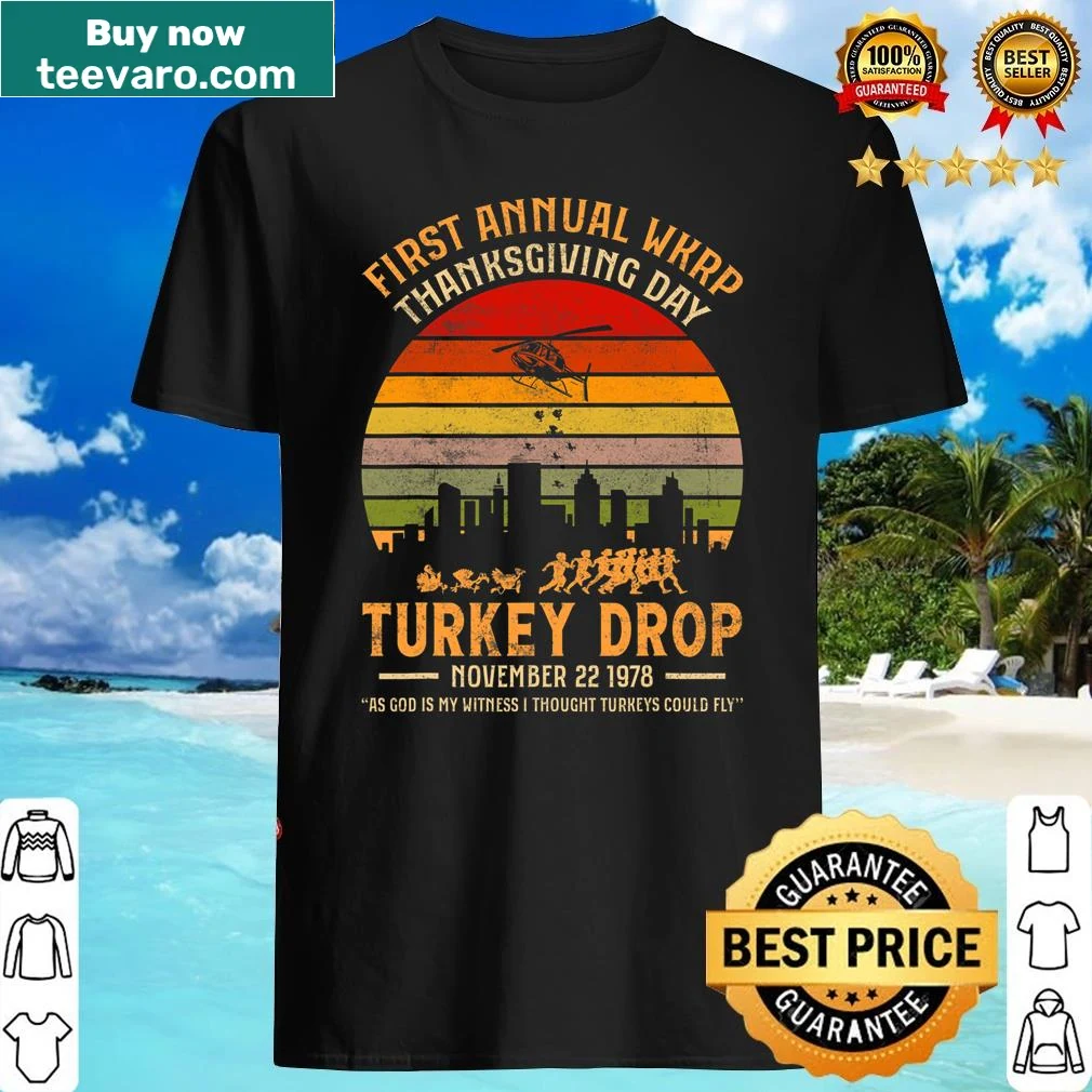 Thanksgiving shirt celebrating the first annual Turkey Drop event