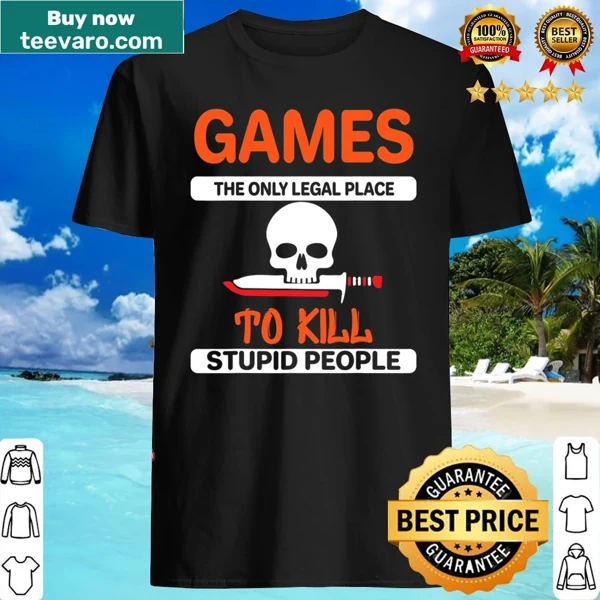 Shirt with a funny sarcastic quote for gamers.