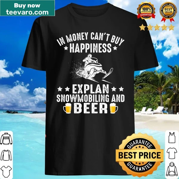 Funny snowmobile rider shirt perfect for winter sports enthusiasts