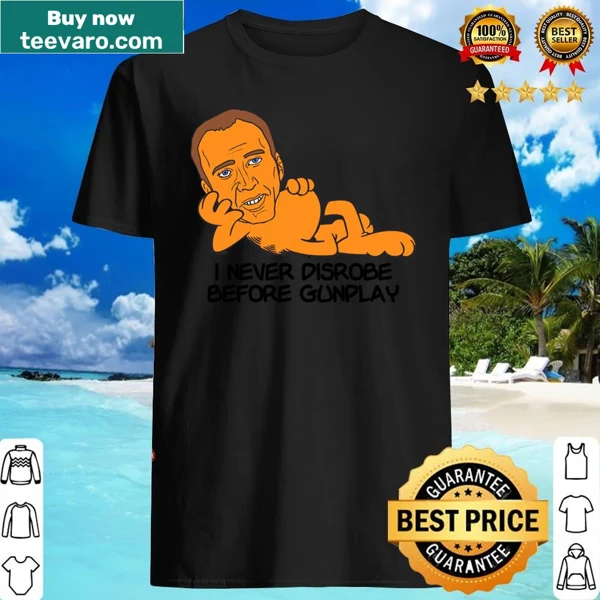 Edgy Garfield shirt with humorous phrase