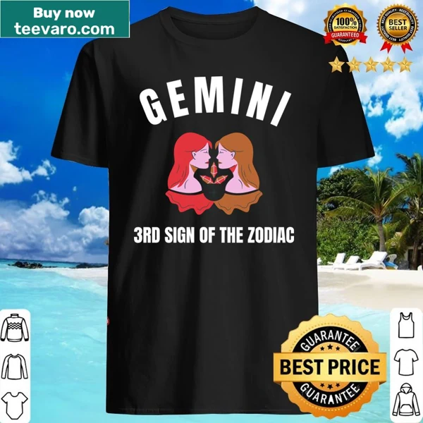 Gemini zodiac sign T-shirt design