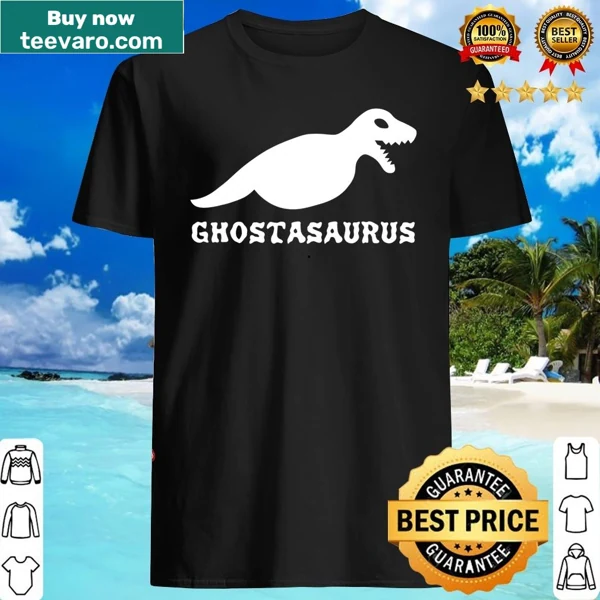 Funny shirt featuring a Ghostasaurus character for Halloween