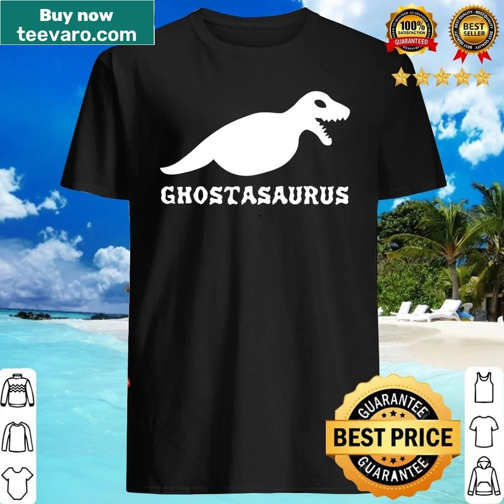 Funny shirt featuring a Ghostasaurus character for Halloween
