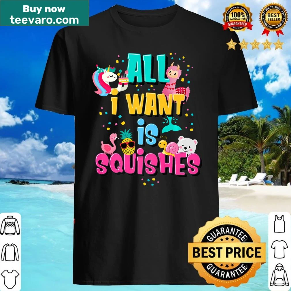 Cute shirt with a fun squishy-themed graphic for teens.