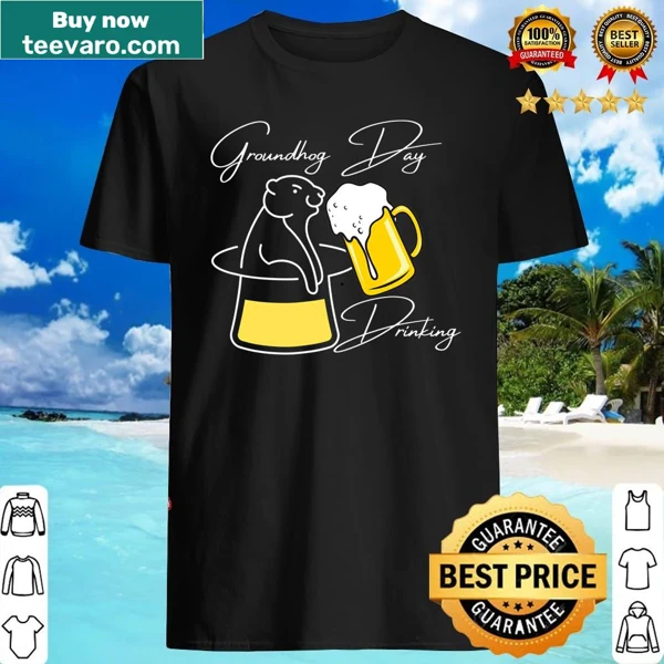Funny Groundhog Day shirt with woodchuck beer theme