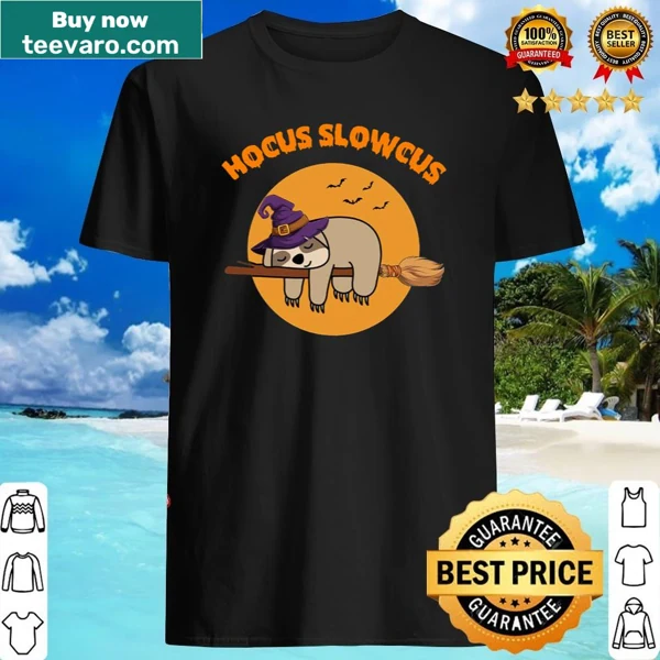 Humorous Halloween shirt featuring playful typography.