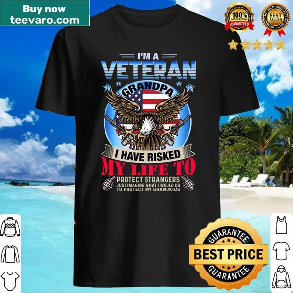 Protective statement shirt for grandpas about their grandkids
