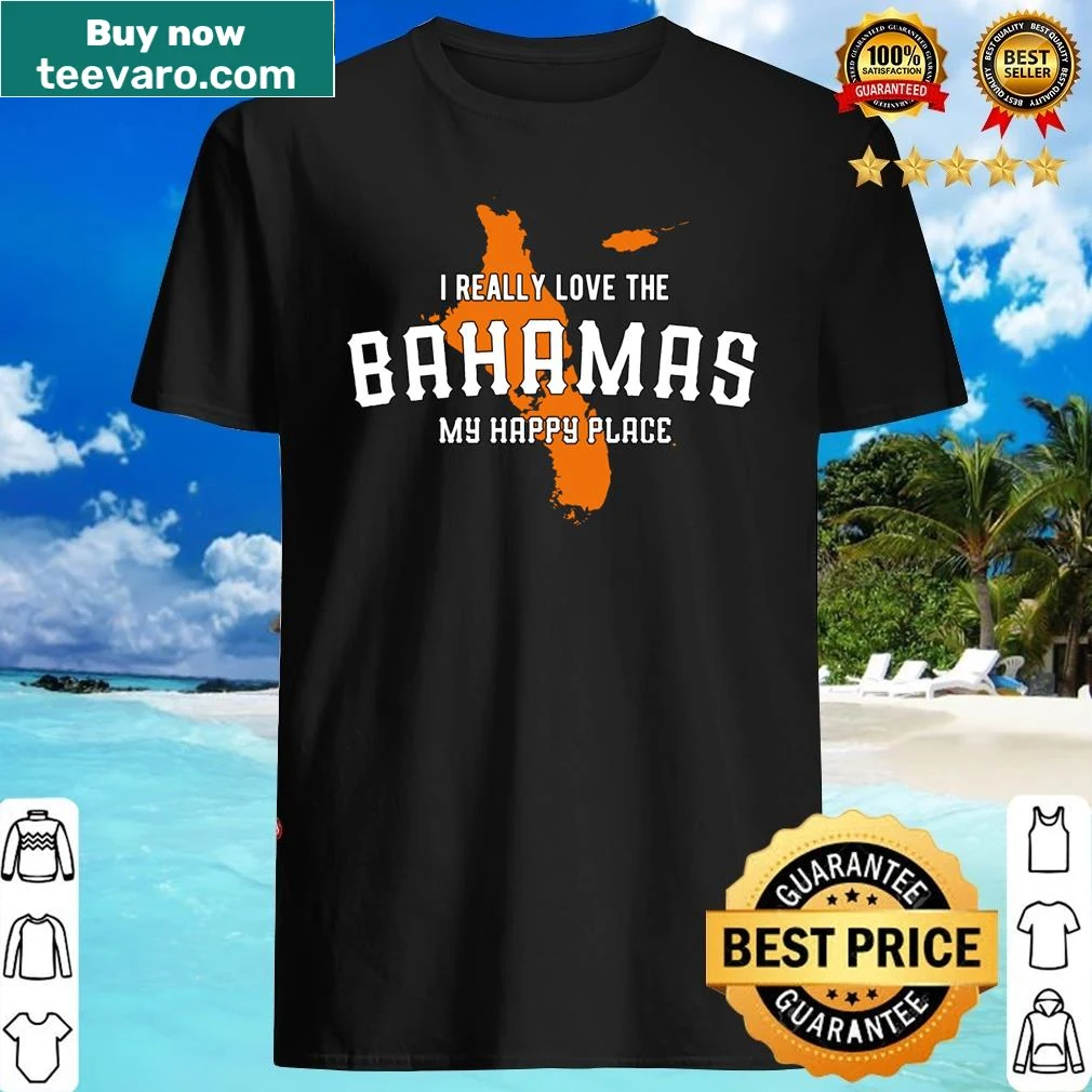 Travel-themed shirt expressing love for the Bahamas