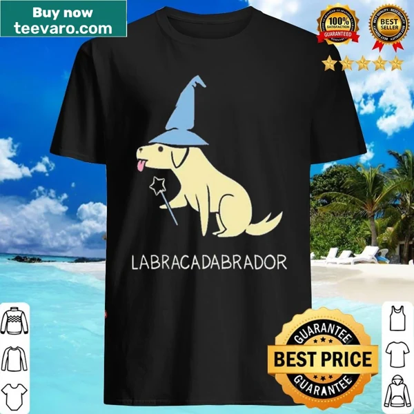 Funny shirt featuring a clever Labrador pun illustration