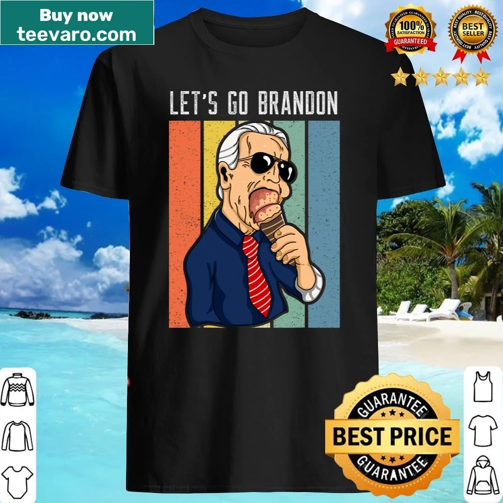 Funny ice cream cone graphic with meme text on a shirt