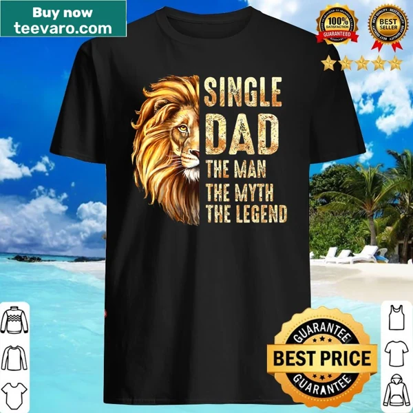 Tank top with 'The Man, The Myth, The Legend' and lion graphic