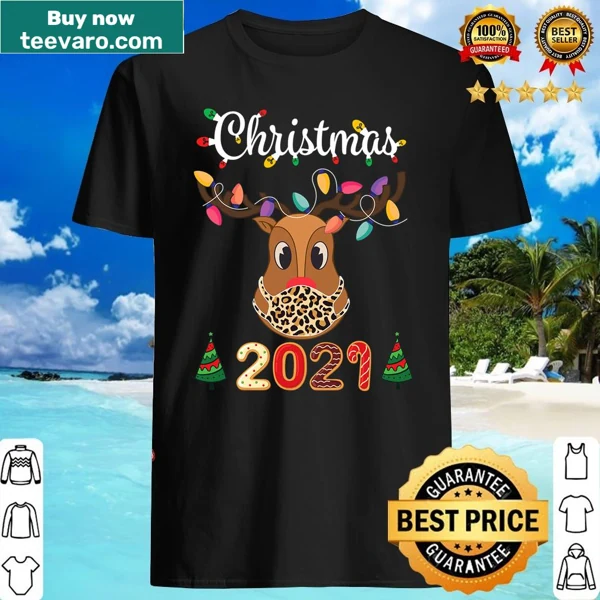 Leopard Rudolph design with matching family Christmas theme