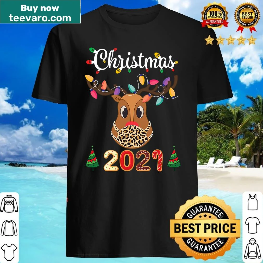 Leopard Rudolph design with matching family Christmas theme