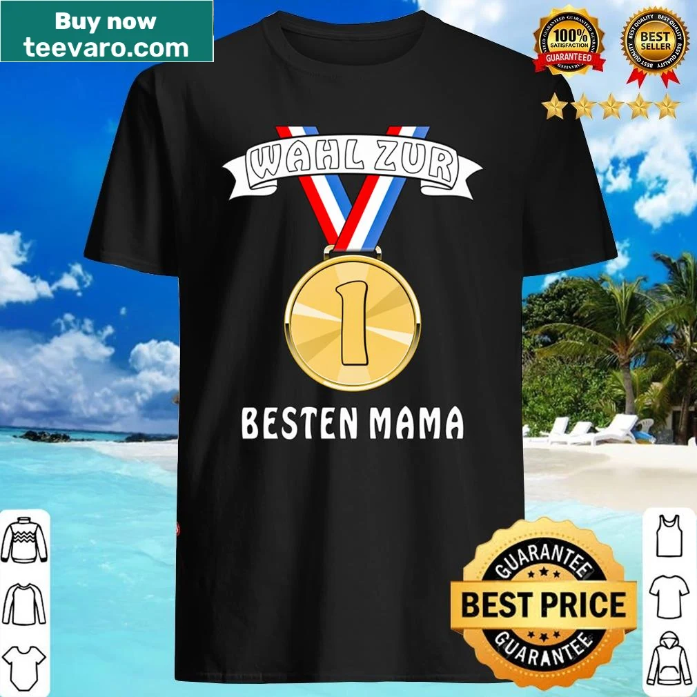 Heartfelt shirt that says 'Medal Children's Best Mom' in a playful design.