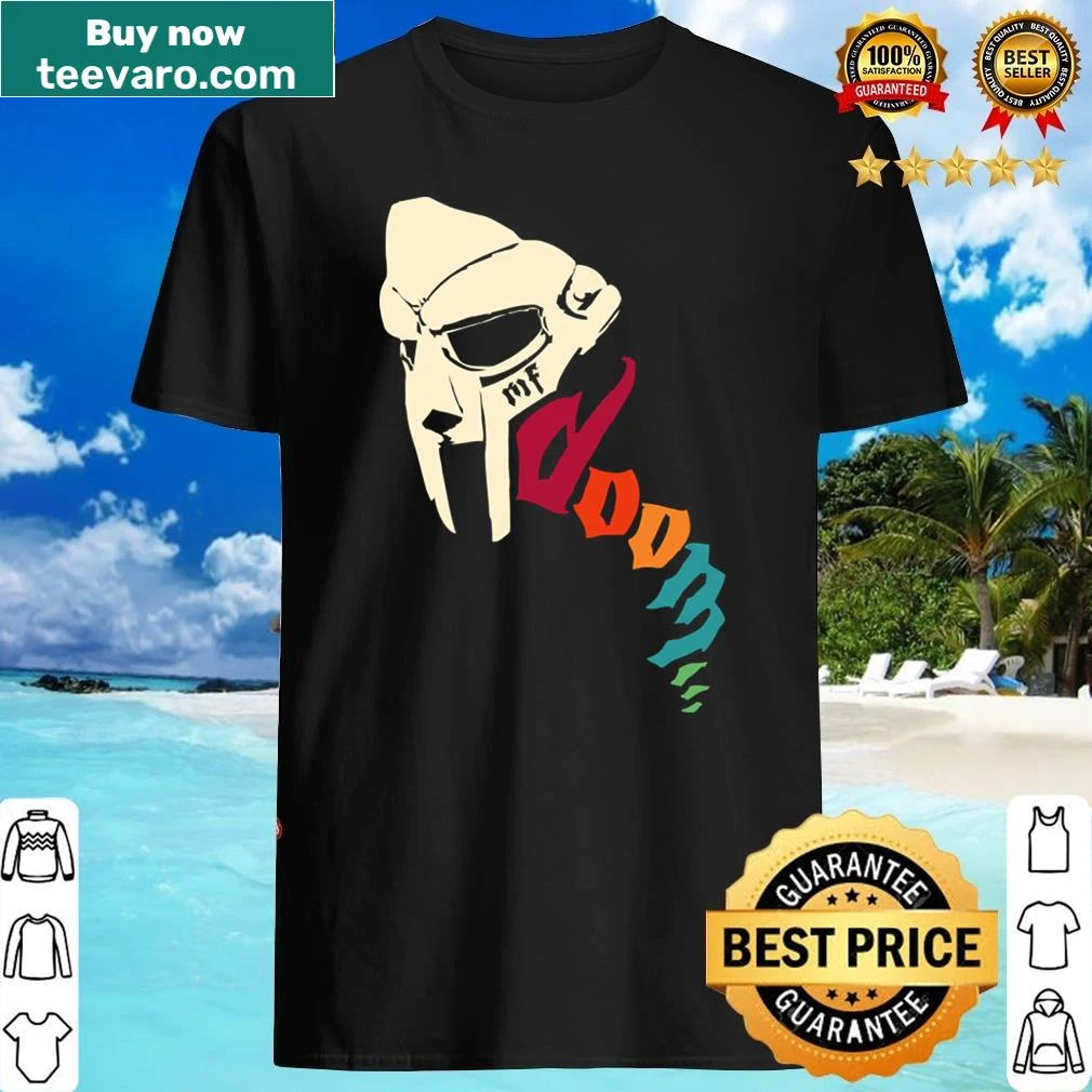 Retro shirt featuring MF Doom's iconic mask