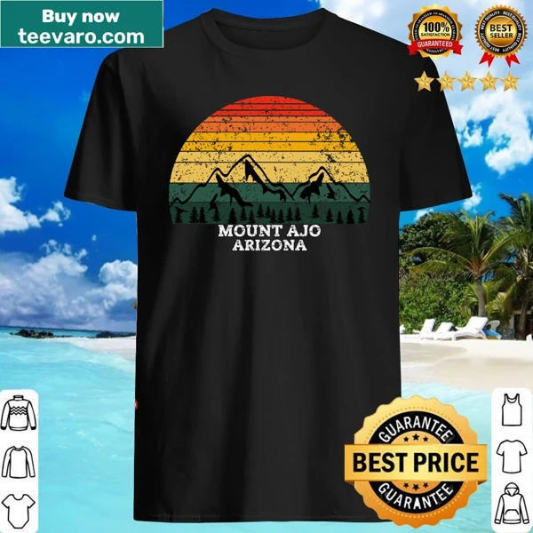 Mount Ajo Arizona shirt with picturesque illustration
