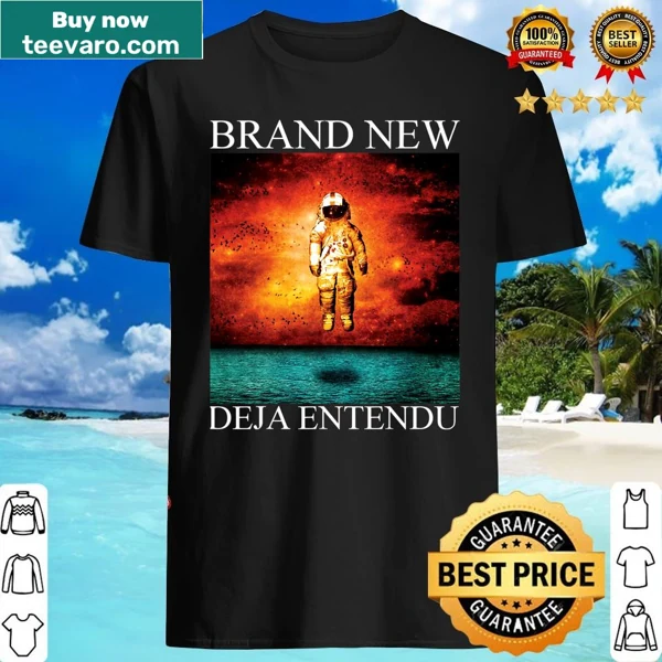 Graphic shirt with bold typographic design