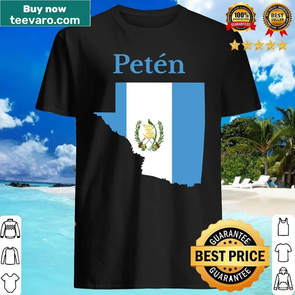 Travel shirt featuring Peten Department, Guatemala text