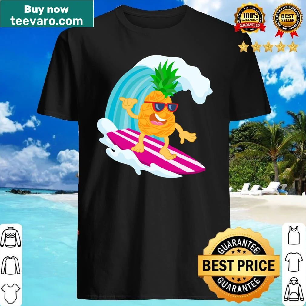 Playful pineapple graphic shirt for summer