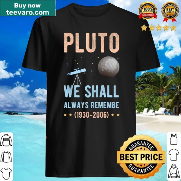 Retro distressed long sleeve shirt featuring Pluto and text