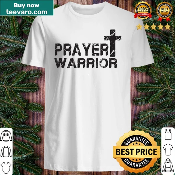 Silhouette of a cross on a shirt designed for prayer warriors