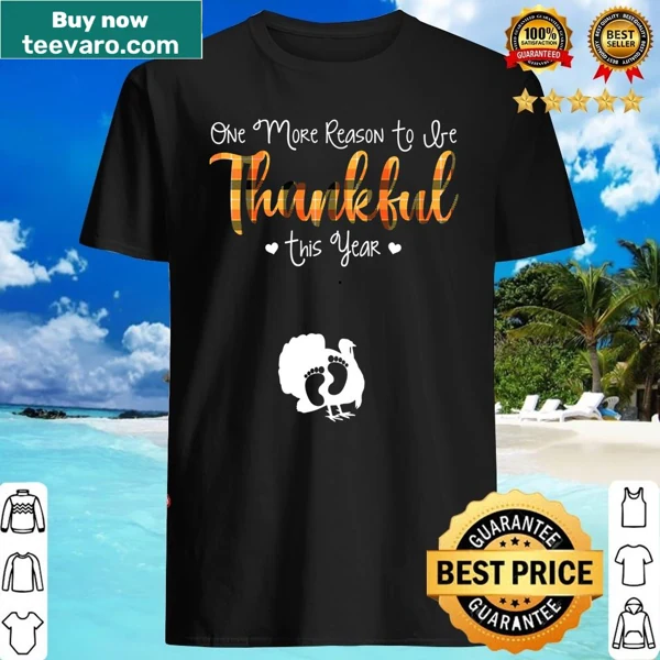 Thanksgiving shirt for pregnancy announcement with turkey design
