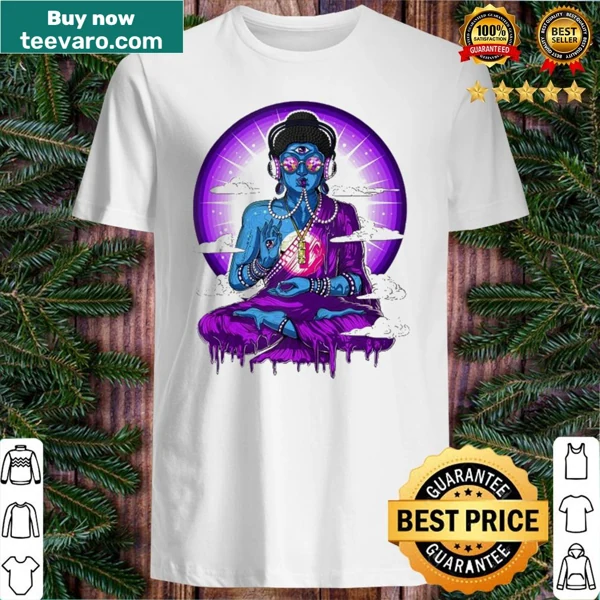 Psychedelic Buddha shirt for yoga and meditation