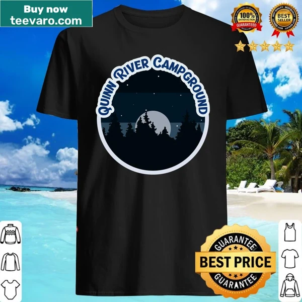 Illustrated camping and hiking themed shirt