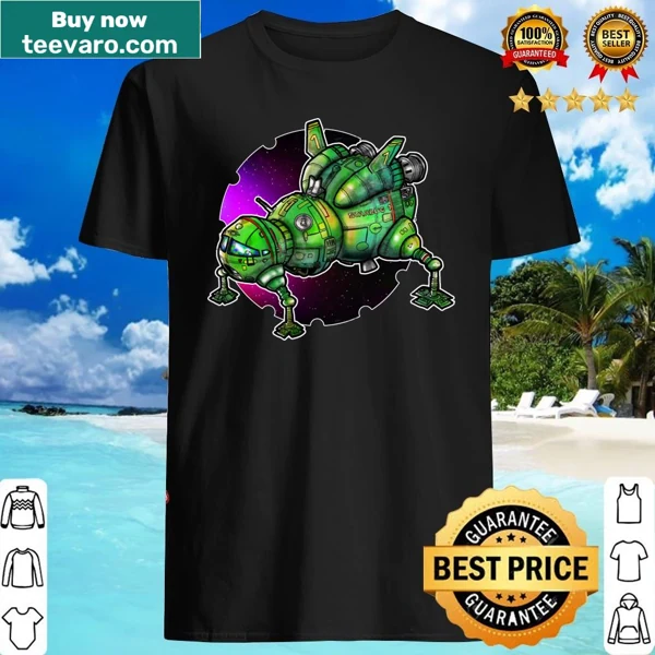 Cartoon shirt featuring the Starbug from Red Dwarf