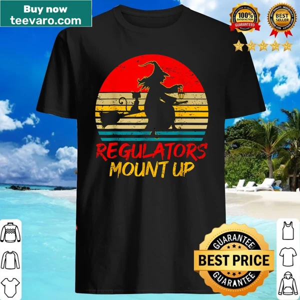 Funny Halloween shirt with witch graphic and text