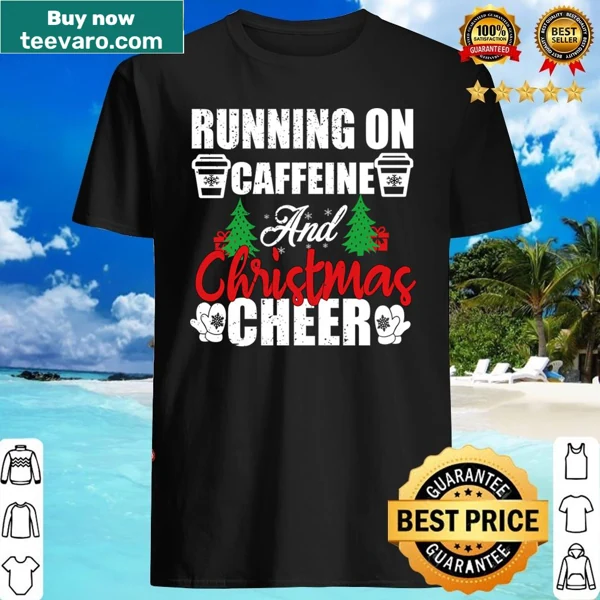 Funny shirt for coffee lovers with festive text
