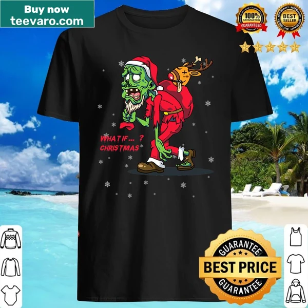 Zombie Santa design for a unique Christmas shirt