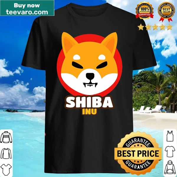 Shiba Inu themed shirt with cryptocurrency design