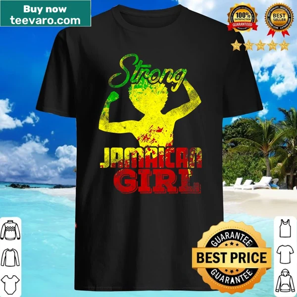 Proud Jamaican Women shirt with strong typography design