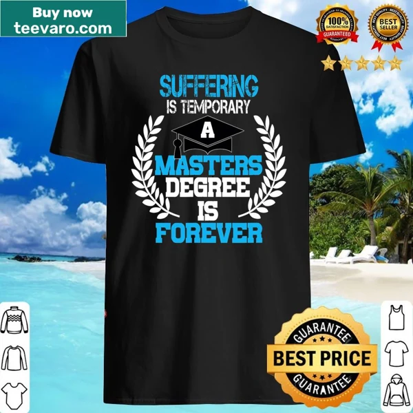 Funny graduation shirt for MBA graduates with a humorous saying