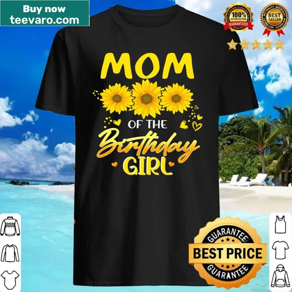 Wholesome sunflower design celebrating a mom of the birthday girl.