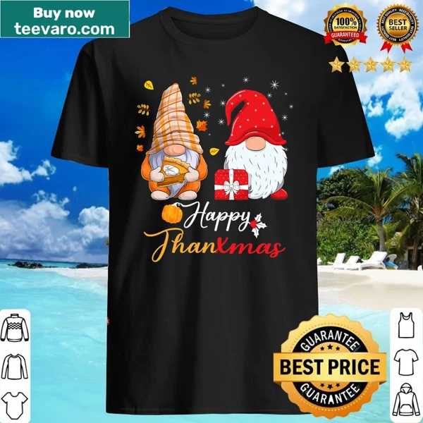 Whimsical gnome design celebrating Thanksgiving and Christmas