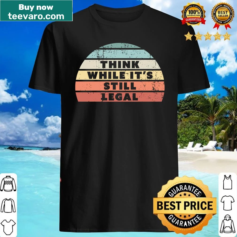 Retro sunset graphic shirt with nostalgic typography